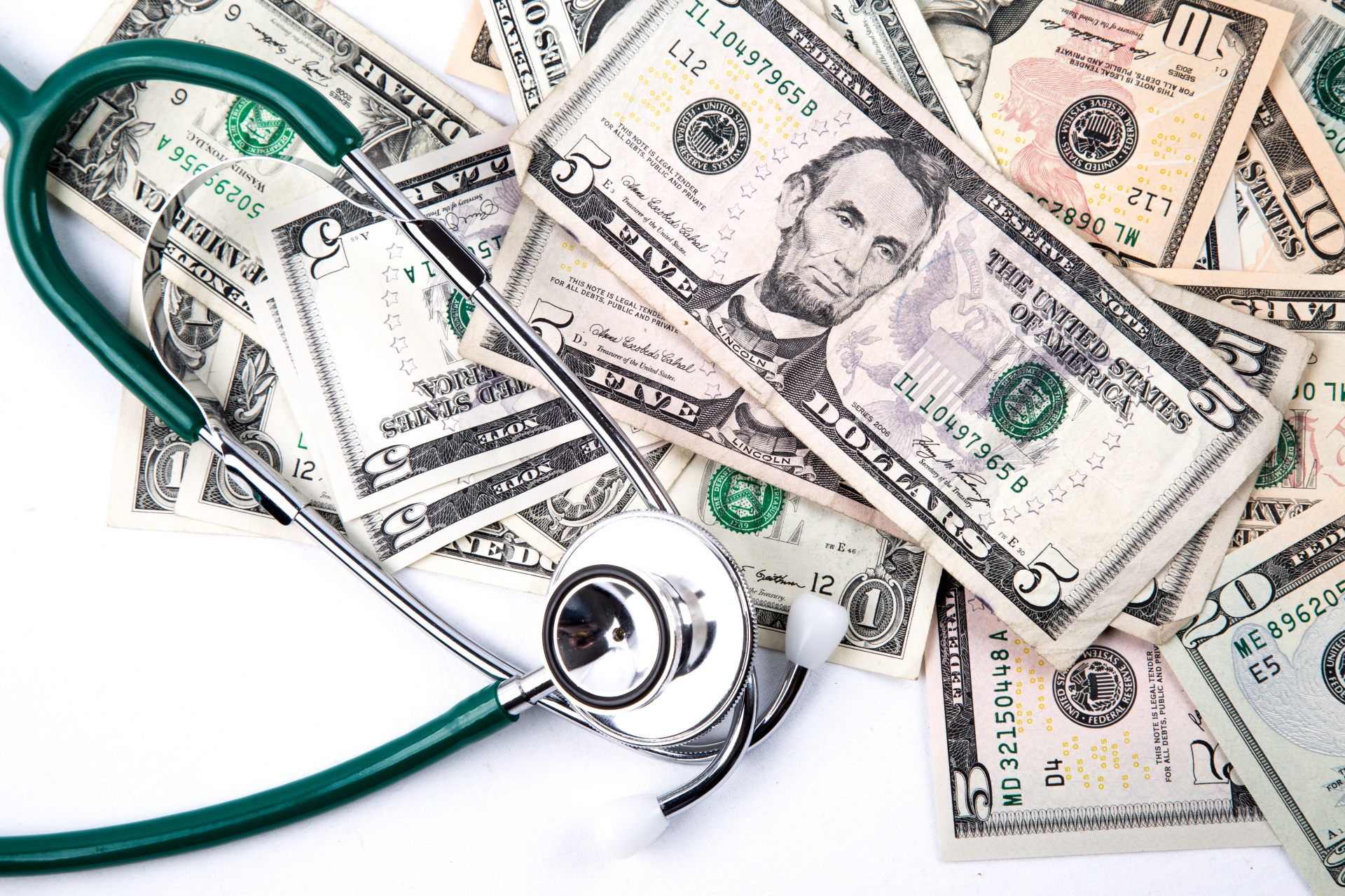 stethoscope-on-money, health insurance, health share plan,